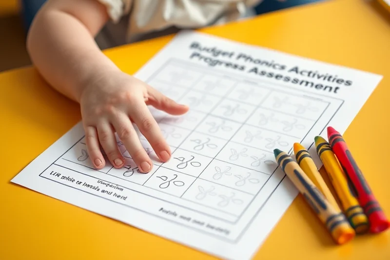 budget phonics activities progress assessment — Budget Phonics Activities Progress Assessment (step by step)