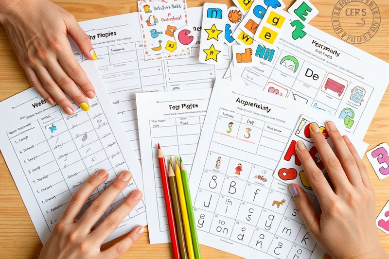 cheap phonics activity book — Cheap Phonics Activity Book (the finished result)