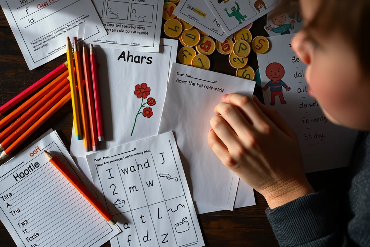 diy budget phonics activities — Diy Budget Phonics Activities (the finished result)