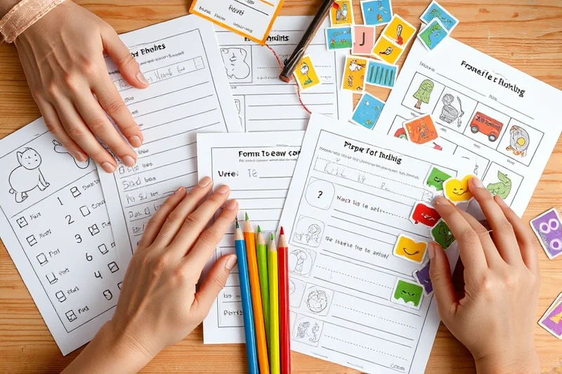 easy phonics activities tips — Easy Phonics Activities Tips (the finished result)