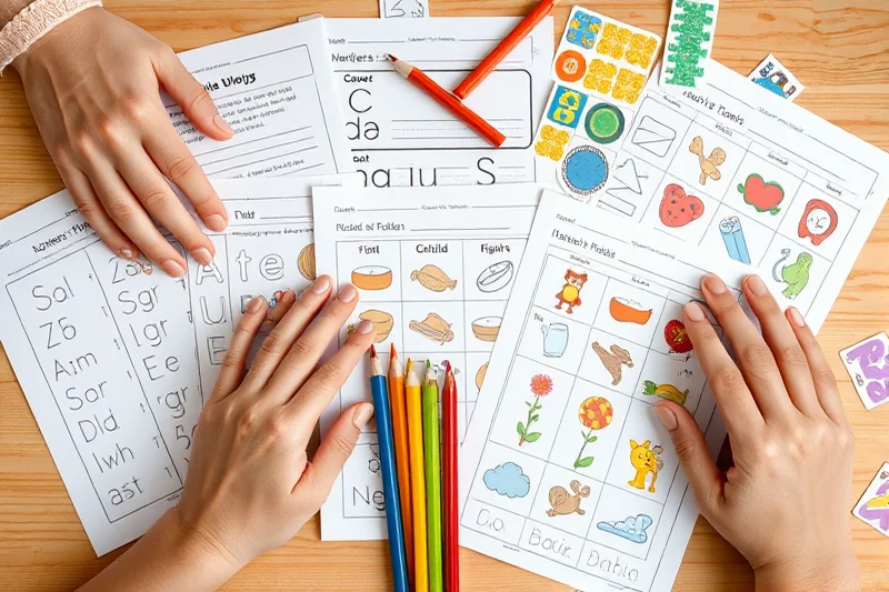 natural phonics activities tips — Natural Phonics Activities Tips (the finished result)