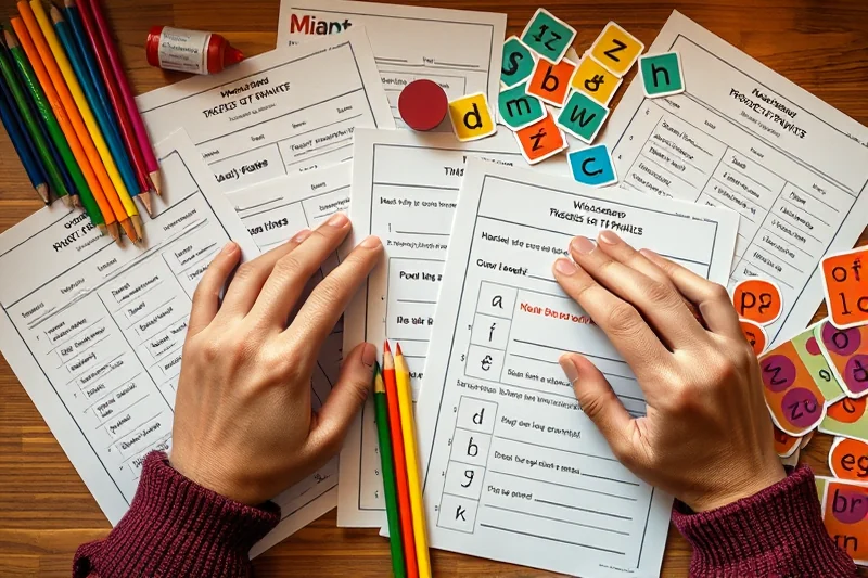 phonics activities lesson for small spaces — Phonics Activities Lesson For Small Spaces (the finished result)