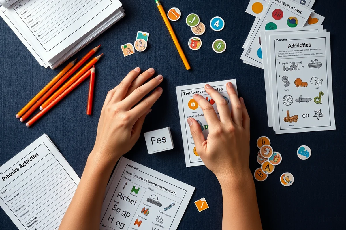 phonics activities lesson plans schedules on a budget — Phonics Activities Lesson Plans Schedules On A Budget (the finished result)