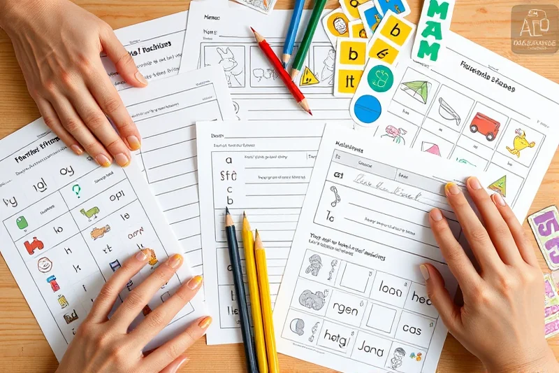 phonics activities printables for beginners — Phonics Activities Printables For Beginners (the finished result)
