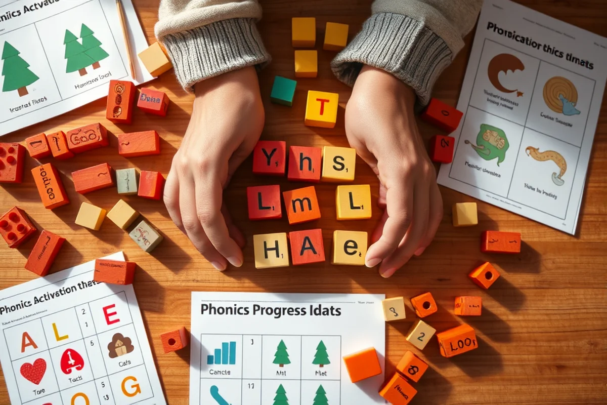 phonics activities progress ideas — Phonics Activities Progress Ideas (the finished result)