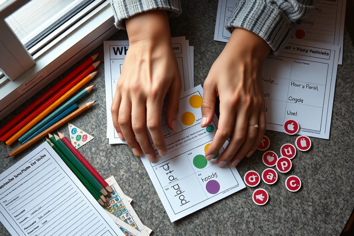 quick budget phonics activities — Quick Budget Phonics Activities (the finished result)