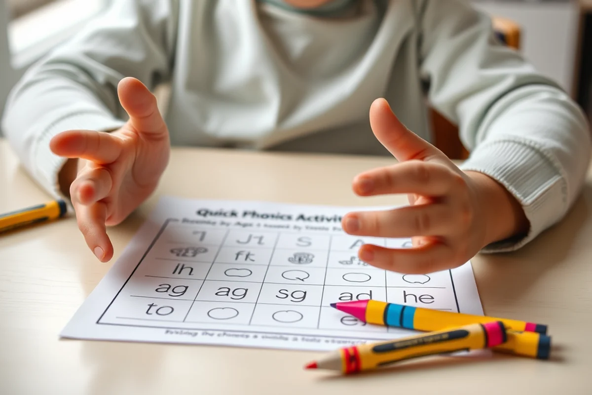 quick phonics activities by age grade — Quick Phonics Activities By Age Grade (step by step)