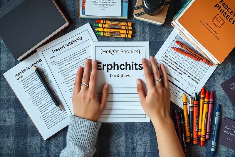 quick phonics activities printables — Quick Phonics Activities Printables (the finished result)