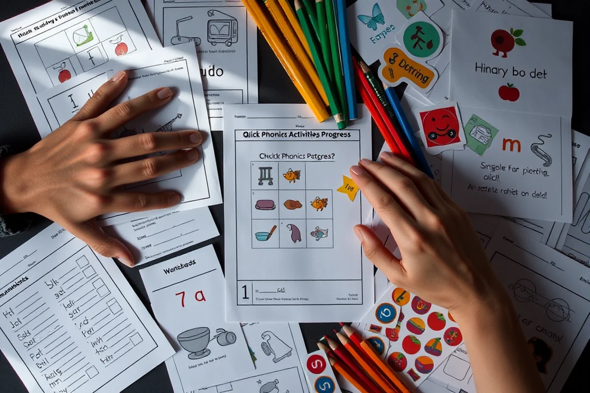 quick phonics activities progress — Quick Phonics Activities Progress (the finished result)