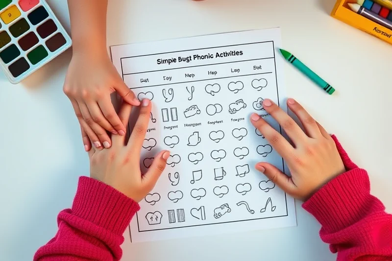 simple budget phonics activities — Simple Budget Phonics Activities (step by step)