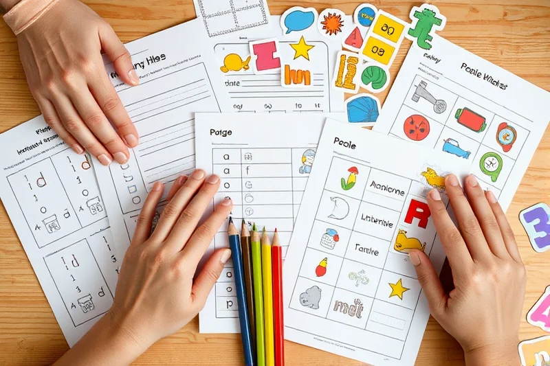 simple phonics activities ideas — Simple Phonics Activities Ideas (the finished result)