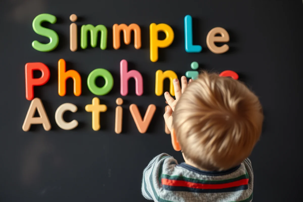 simple phonics activities lesson — Simple Phonics Activities Lesson