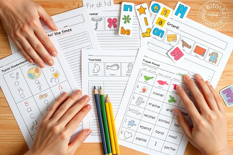 simple phonics activities printables worksheets — Simple Phonics Activities Printables Worksheets (the finished result)