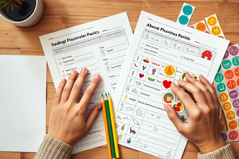 budget phonics activities progress — Budget Phonics Activities Progress (the finished result)