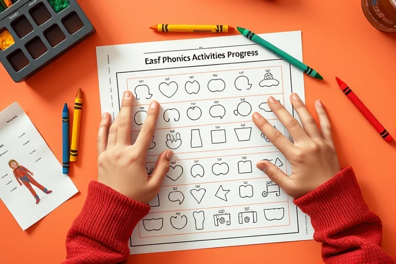 easy phonics activities progress — Easy Phonics Activities Progress (step by step)