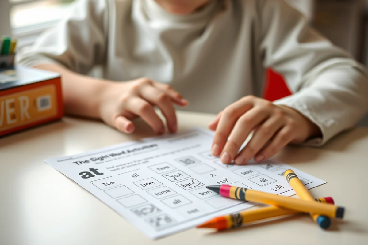 the sight word activities — The Sight Word Activities (step by step)